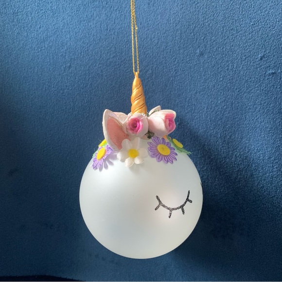 • NEW! Unicorn Xmas Ornament • - Picture 10 of 11